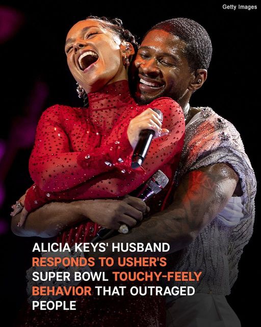 Alicia Keys’ Husband Reacts to Usher Holding His Wife on Super Bowl Stage