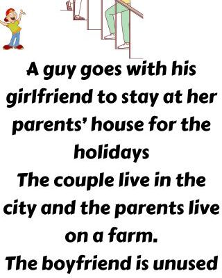 A guy goes with his girlfriend