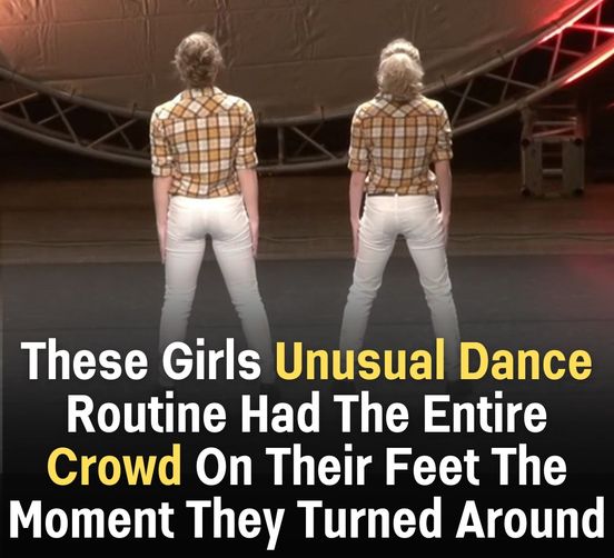 WATCH : This Unusual Dance Routine by Two Girls Had the Entire Crowd On Their Feet from the Moment They Turned Around!