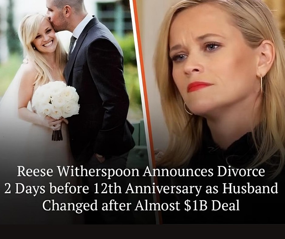 Reese Witherspoon Divorces With Husband Who Has Changed after Almost $1 billion Dollar Deal